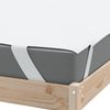 vidaXL Matratzenschoner Weiß 180x200 cm Wasserdicht 4100173 Bild 5