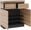 Kommode >CORTE< in Coast Evoke Eiche Dekor/Kosmos Grau - 100x115,3x45cm (BxHxT) Bild 3