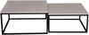 Im Set zwei Couchtische Dakenti (Farbe: Schwarz / Cashmere) Bild 4