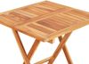 Gartentisch, Bistrotisch Klappbar 60 x 60 x 65 cm Massivholz Teak Bild 5