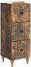 vidaXL Schubladenschrank Geräucherte Eiche 33 x 34,5 x 90 cm 894160 Bild 2