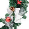 vidaXL Weihnachtskranz mit LED-Leuchten Grün 60 cm PVC 321516 Bild 5