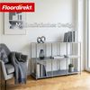 Floordirekt Sideboard Metall Concept Epure MK-018, Standregal Lowboard (Standregal Lowboard), verchromtes Metallgestell, 3 Ablagen, B116×T40×H82 cm Bild 3