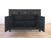 Vintage Asia Asiatische Möbelkombination Kommode Sideboard Nachttisch Nachtkästchen3-Teilig Schwarz Bild 4