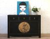 Vintage Asia Asiatische Möbelkombination Kommode Sideboard Nachttisch Nachtkästchen3-Teilig Schwarz Bild 3