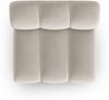Micadoni Armloses Modul Lupine Samtstoff Salvador Beige Bild 4