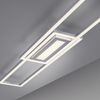 Leuchten Direkt 14696-55 ASMIN LED Deckenleuchte flach silber 95x18 cm Bild 4
