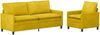 vidaXL Sofa Set 2 pcs Gelb Samt 3417115 Bild 2