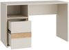 Schreibtisch >WEXLIN< 2 Schübe, Sand / Mauvella Eiche Dekor - 119,7x75,7x50,2cm (BxHxT) Bild 5