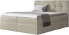 99rooms Cesar Boxspringbett Strukturstoff 120x200 cm Beige Bild 5