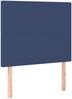 vidaXL Boxspringbett mit Matratze Blau 90x200 cm Stoff 3136971 Bild 5