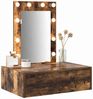 vidaXL Schminktisch mit Schubladen Braun 60 x 40 x 70 cm Holzwerkstoff 865221 Bild 3