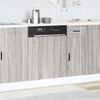 vidaXL Geschirrspülerblende Porto Grau Sonoma 60x1,5x57 cm 854143 Bild 3