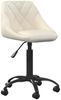 vidaXL Esszimmerstuhl Creme Samt [335359] Bild 2