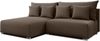 AX LIVING Ecksofa mit Schlaffunktion Ederra 208 cm breit – braun L Bild 2