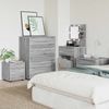 vidaXL Badezimmerschrank Graues Sonoma 40,5 x 40 x 44 cm Holzwerkstoff 888953 Bild 4