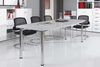 Konferenztisch KT22C 220x105cm Ahorn 4-Fuß Gestellfarbe: Chrom Bild 2