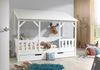 Hausbett Katee 214x105x174 Kinderbett MDF+Massivholz Weiß Bild 2