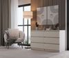 Selsey 'Malwa' Kommode mit sechs Schubladen, greige, ca. 75 x 138 x 40 cm Bild 2
