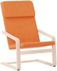 vidaXL Relaxsessel Dunkelgelb Stoff 351059 Bild 2