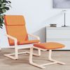 vidaXL Relaxsessel Dunkelgelb Stoff 351059 Bild 3