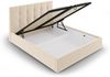 Micadoni Bett Phaedra Samt Beige 160x200 Bild 3