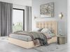 Micadoni Bett Phaedra Samt Beige 160x200 Bild 5