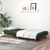 vidaXL Schlafsofa 2-Sitzer Dunkelgrün Samt 375928 Bild 3