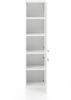 Midischrank >Stockholm< in Matt Weiß - 30x130x35 (BxHxT) Bild 3
