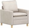 vidaXL Sofa Creme 76 x 81 x 87,5 cm Polyester 42028776 Bild 2