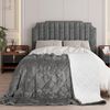 Woltu Gewichtsdecke, Bezug: Flanell Sherpa, Therapiedecke, Schwere Decke aus Flanell Sherpa Bild 2