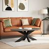 vidaXL Couchtischbein in Spinnenform Schwarz 98x58x(42-43) cm Stahl 4013108 Bild 2