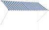 vidaXL Einziehbare Markise 250×150 cm Blau und Weiß 143748 Bild 2