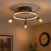 LED Deckenleuchte, Spots beweglich, graphit, L 46 cm Bild 3