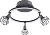 LED Deckenleuchte, Spots beweglich, graphit, L 46 cm Bild 5