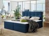 Boxspringbett Felipe, Blau, 160x200 cm Bild 2