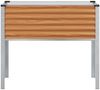 vidaXL Gartenblumentopf Hellbraun 100 x 45 x 90 cm Verzinkter Stahl 42017371 Bild 5