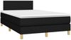 vidaXL Boxspringbett mit Matratze & LED Schwarz 120x190 cm Stoff 3270076 Bild 3