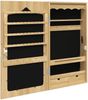 vidaXL Schmuckschrank mit Spiegel Wandmontage 37,5x10x67 cm 353222 Bild 5