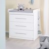 roba Wickelkommode 'Maren' - abnehmbarer Aufsatz - 3 Schubladen - Wickelhöhe 90 cm - Weiß Bild 3