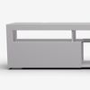blumfeldt Lowboard Elgin Lowboard Fernsehschrank 150 x 30 x 40 cm, LED (Set), Fernsehschrank weiß TV-Schrank 3 Schubladen 150 x 30 x 40 cm (BxHxT) Bild 5