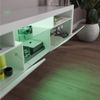 blumfeldt Lowboard Elgin Lowboard Fernsehschrank 150 x 30 x 40 cm, LED (Set), Fernsehschrank weiß TV-Schrank 3 Schubladen 150 x 30 x 40 cm (BxHxT) Bild 3