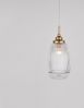 Nova Luce 9738212 MOND Pendelleuchte 1-flammig Gold Transparent E14 Bild 2