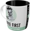 Nostalgic-Art Tasse Kaffeetasse - Say it 50's - Coffee First Bild 5