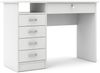 Schreibtisch Fula Weiß, Schubladen: 5 Bild 3