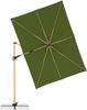 Doppler Sonnenschirm / Ampelschirm "Alu Wood AX Ultra Pendelschirm 300 x 220", inkl. Standkreuz, kiwi, 300 x 220 cm Bild 4