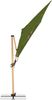 Doppler Sonnenschirm / Ampelschirm "Alu Wood AX Ultra Pendelschirm 300 x 220", inkl. Standkreuz, kiwi, 300 x 220 cm Bild 2