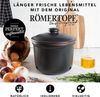 RÖMERTOPF Römertopf Frische-Topf MAXI - Zwiebeln Aufbewahrung 2,8 Liter Schwarz Bild 2