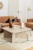 ACTONA GROUP Couchtisch in Braun, Marmor - 90x42x90cm (BxHxT) Bild 5