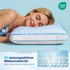 Klyvvo Kopfkissen Gel Memory Foam Kissen mit Höhenverstellung & abnehmbarem Bezug, ideal für Seitenschläfer, Rückenschläfer & Bauchschläfer Bild 3